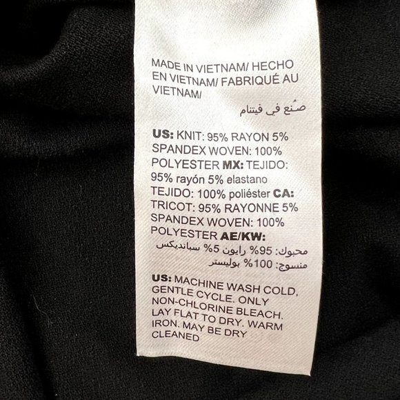 Chicos Paisley Black Mix Media Blouse Longsleeve Medium Sheer Balloon Sleeves - Picture 7 of 8